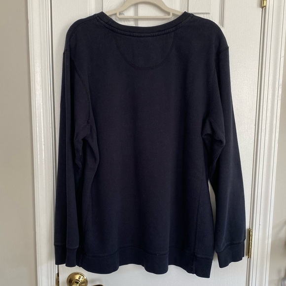 BLACK VINTAGE NIKE CLASSIC SWOOSH PULLOVER SWEATSHIRT - Picture 5 of 6